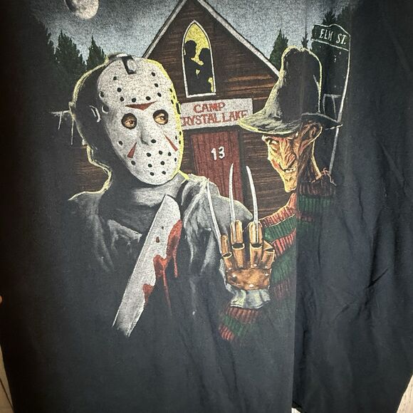 Freddy Vs Jason Men’s Tshirt 3Xl Halloween nightmare On Elm Street - Picture 1 of 4
